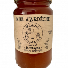 Miel Montagne BIO d'Ardèche 500grs