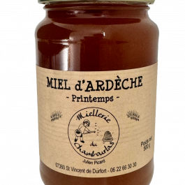 Miel Printemps BIO d'Ardèche 500grs