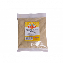 Poivre Blanc Moulu 100grs